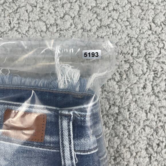 Judy Blue Skinny Fit Jeans 13/31 High-Rise Distressed Button Fly Frayed Hem - Picture 11 of 11